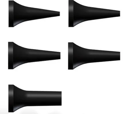 RIESTER 10801-539 9 mm Wzierniki Nosowe Jednorazowe, Czarne, Do Ri-Scope L3, 100 szt