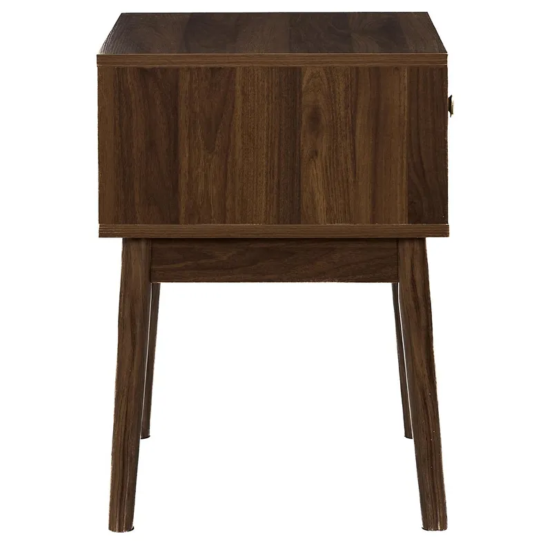 Szafka Nocna MEBLIVA Tiffany MDF, 40x40x55 cm - Orzech