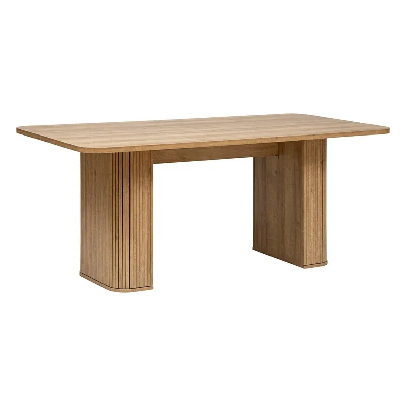 Stół MEBLIVA Colva Nowoczesny Z Efektem Drewna 180x90 cm - Naturalny
