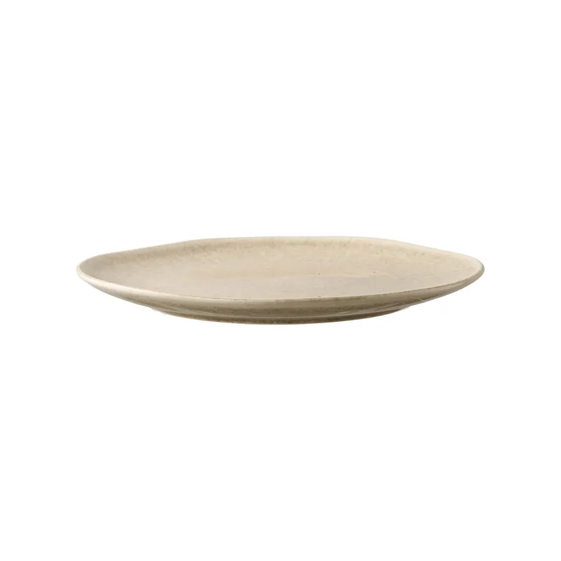 Zestaw 4 Talerzy Obiadowych MEBLIVA Viola Ceramiczne - Beżowe