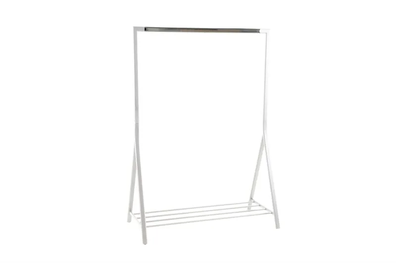 Wieszak Stojący MEBLIVA Brent, Metal, 165 cm - Biały
