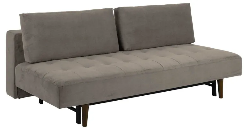 Sofa Rozkładana MEBLIVA Blain, Drewno Kauczukowe, Nowoczesna - Beżowa