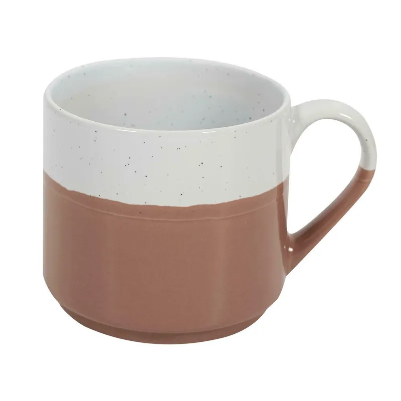 Kubek Jumelle MEBLIVA, Ceramika 330 ml - Różowy
