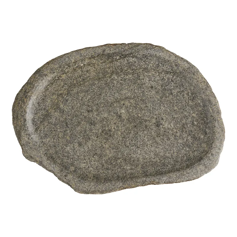 Taca MEBLIVA Gara Kamienna Owalna 30x25 cm - Naturalna