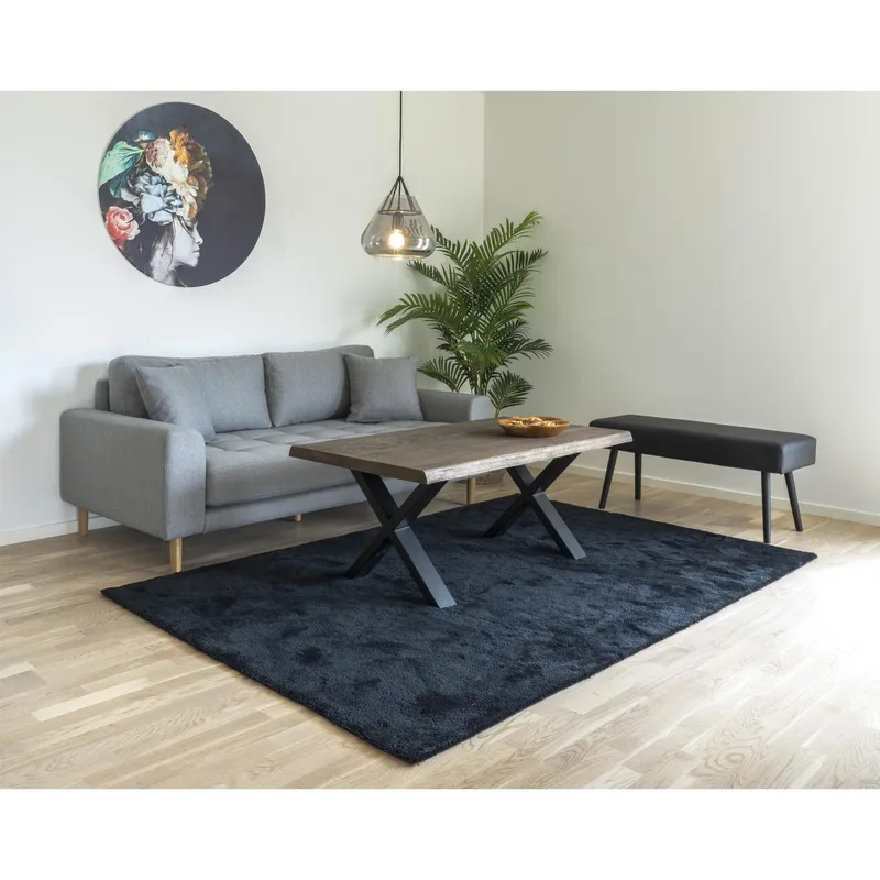Stolik Kawowy MEBLIVA Toulon 70x120cm Drewno Dąb Dymiony - Naturalny