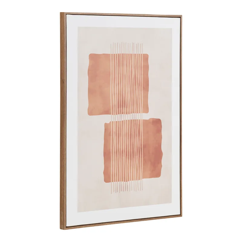 Obraz Na Płótnie MEBLIVA Mina - Wydruk Boho, 50x70 cm - Beżowy