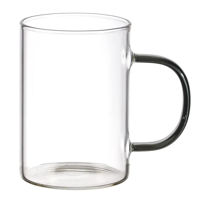 Szklanka MEBLIVA Coloured Szkło 300ml Minimalistyczna - Czarny