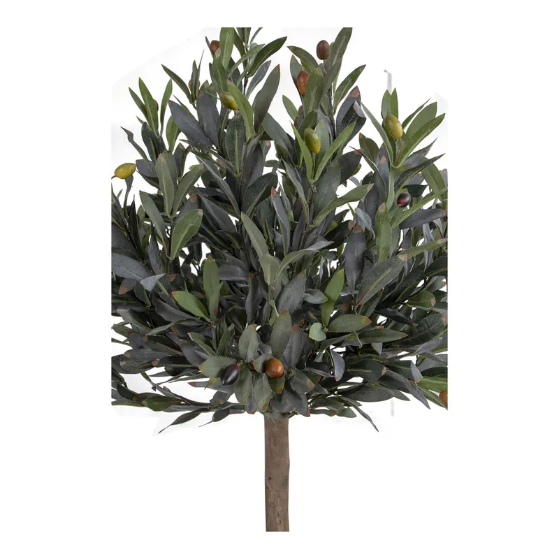 Sztuczne Drzewko Oliwne MEBLIVA 120cm, Polietylen - Zielone
