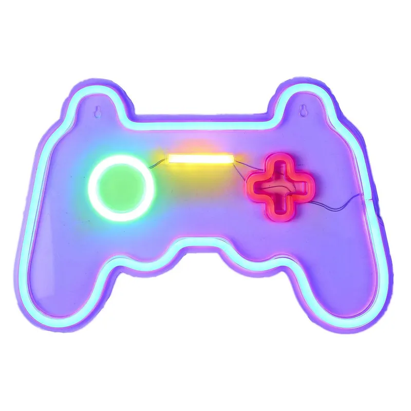 Lampa LED MEBLIVA Joystick Pad, Nowoczesna, Wisząca - Niebieski