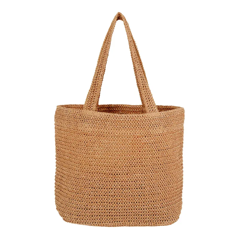 Torba Na Zakupy MEBLIVA Parade, Papier I Słoma, Boho - Naturalny