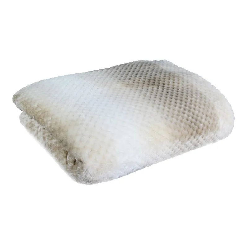 Koc MEBLIVA Honey Poliester 150x220cm - Beżowy