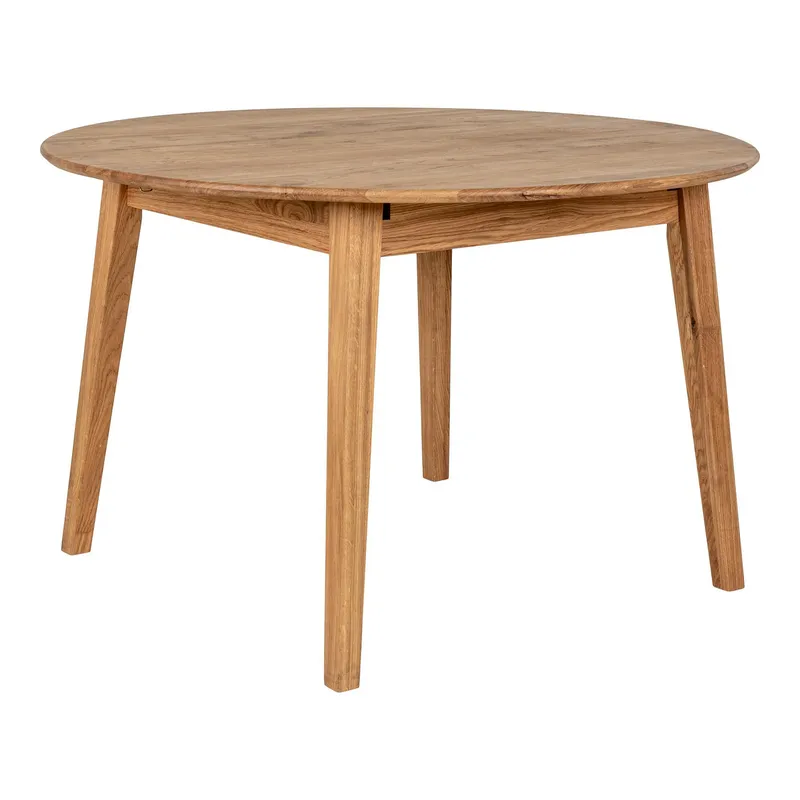 Stół Rozkładany MEBLIVA Metz 118cm Drewno Dąb - Naturalny