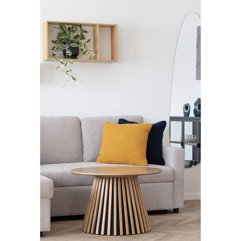 Półka Ścienna MEBLIVA Ember 70cm Bambusowa - Naturalny