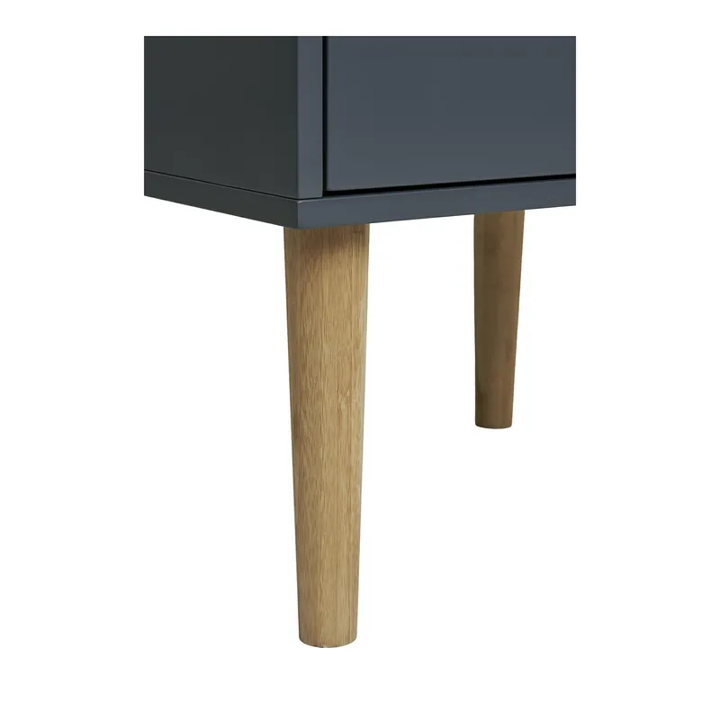 Szafka Nocna MEBLIVA Bisley, MDF, Nowoczesna - Szara