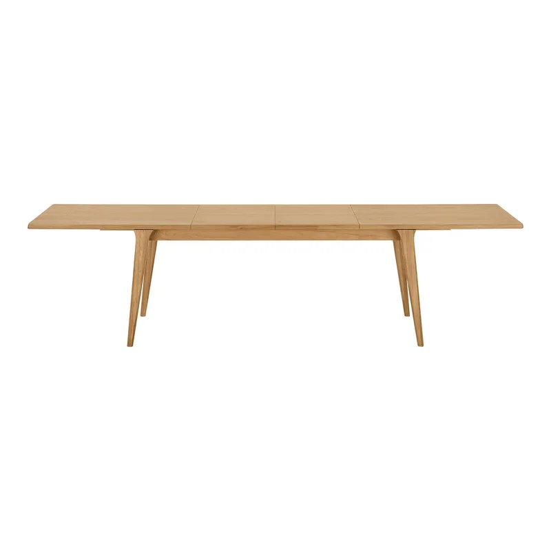 Stół Rozkładany MEBLIVA Darwin Fornir Dębowy 100X240-340 cm - Naturalny