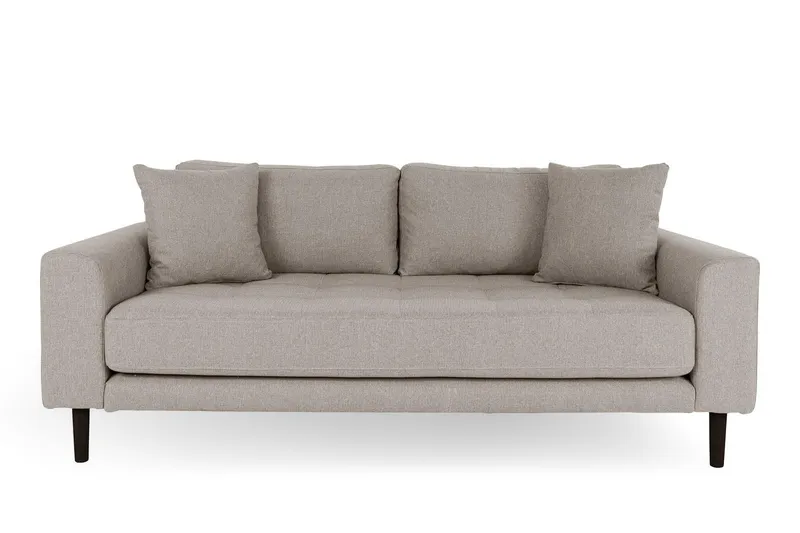 Sofa MEBLIVA Lido 2,5 Osobowa, Pianka Tapicerska, 180 cm - Beżowa