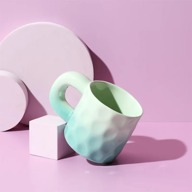 Kubek Ceramiczny MEBLIVA Chubby, Szkliwiona Ceramika - Zielony