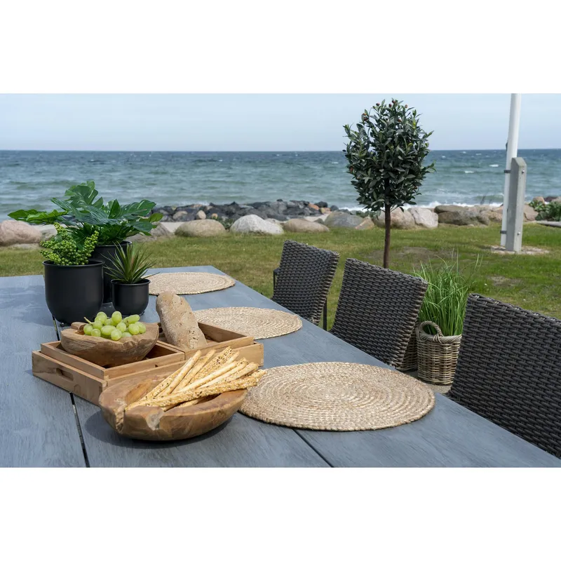 Podkładki Na Stół MEBLIVA Bombay 38cm Juta - Naturalny