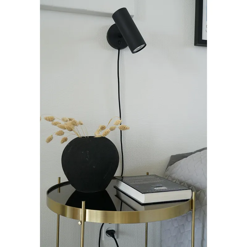 Kinkiet MEBLIVA Paris, Nowoczesny Design, Stal - Czarny