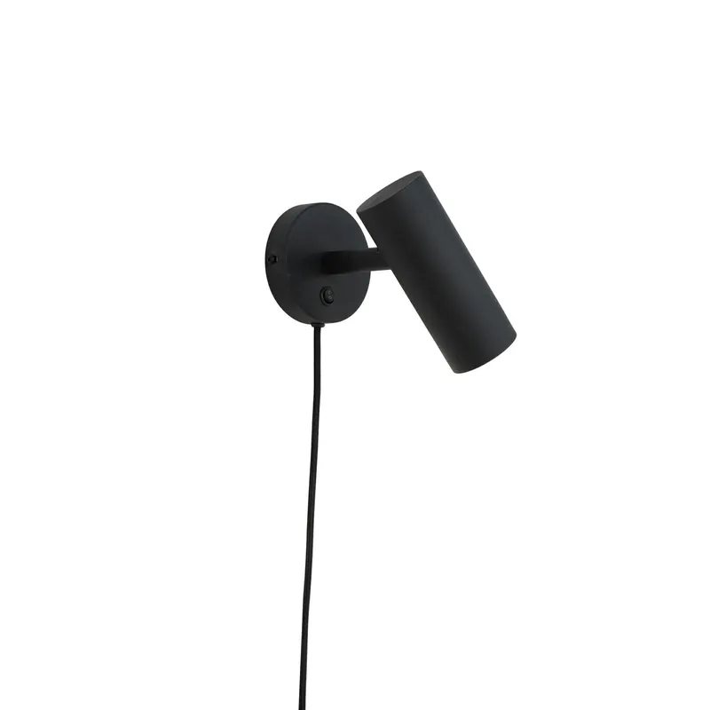 Kinkiet MEBLIVA Paris, Nowoczesny Design, Stal - Czarny