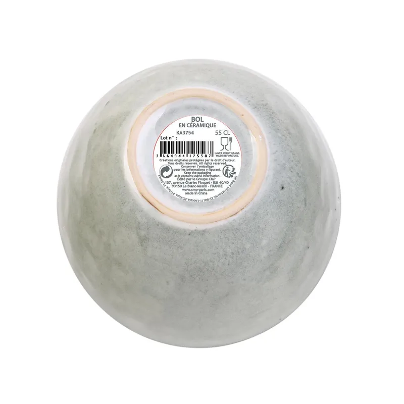 Miska Laguna M MEBLIVA Ceramika Boho 550ml - Beżowy