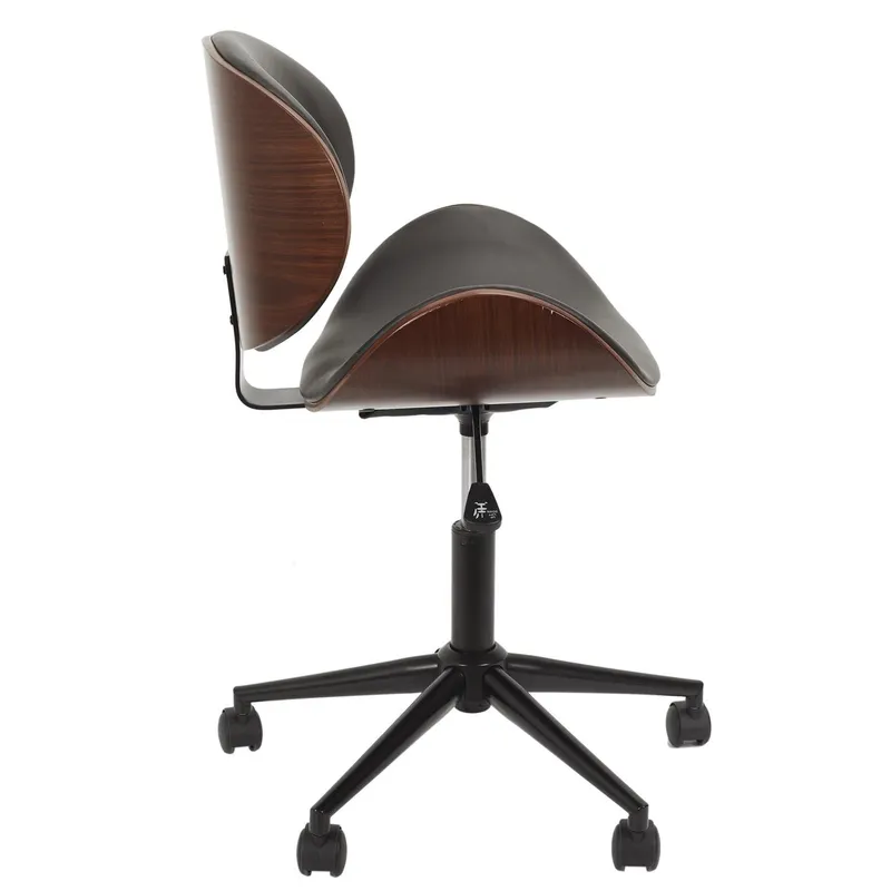 Fotel Biurowy MEBLIVA Reno, Ergonomiczny, Skóra - Brązowy
