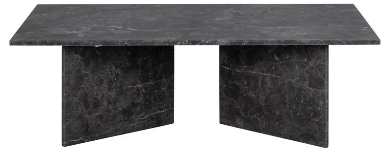 Stolik Kawowy MEBLIVA Vega Marmur 140x70 cm - Brązowy