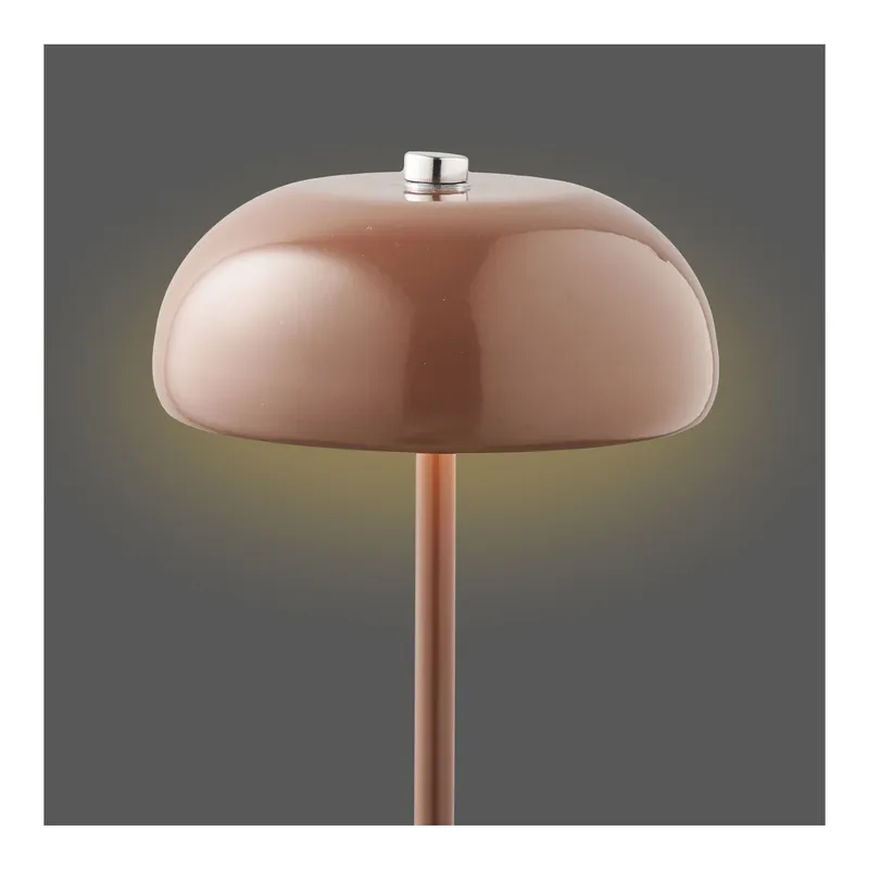 Lampa Stołowa MEBLIVA Margate Akumulatorowa, Metal - Brąz