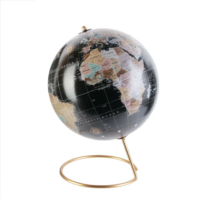 Globus Dekoracyjny MEBLIVA Metal Glamour - Czarny