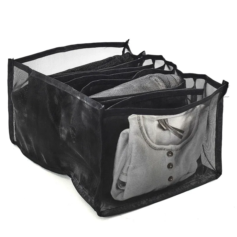 Organizer Do Szuflady Na Odzież MEBLIVA 25x32 cm - Czarny