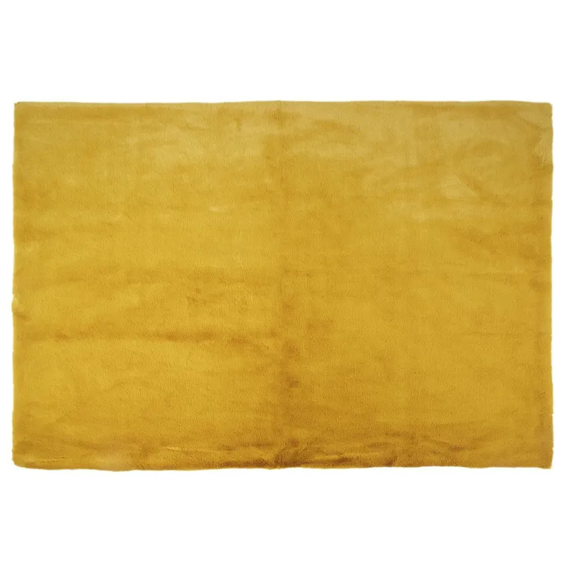Dywan MEBLIVA Cocoonin Tkaninowy 170x120 cm - Żółty