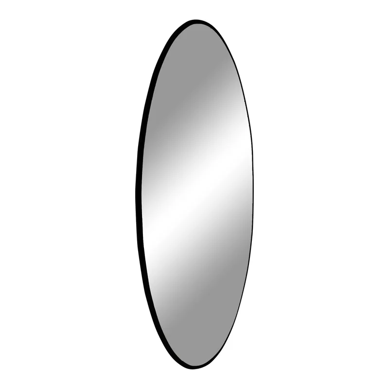 Lustro MEBLIVA Jersey Okrągłe, Nowoczesne, Średnica 80 cm - Czarne