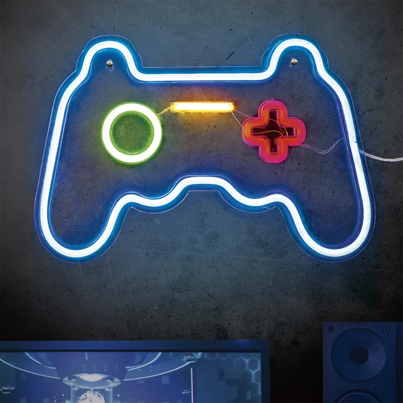 Lampa LED MEBLIVA Joystick Pad, Nowoczesna, Wisząca - Niebieski