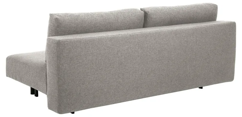 Sofa MEBLIVA Malling Rozkładana, Tkanina, Skandynawski - Szary Jasny