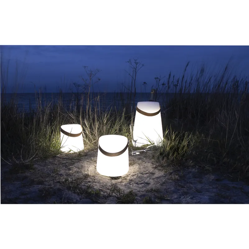 Lampion LED MEBLIVA Bristol 37,5 cm Do Ogrodu - Biały