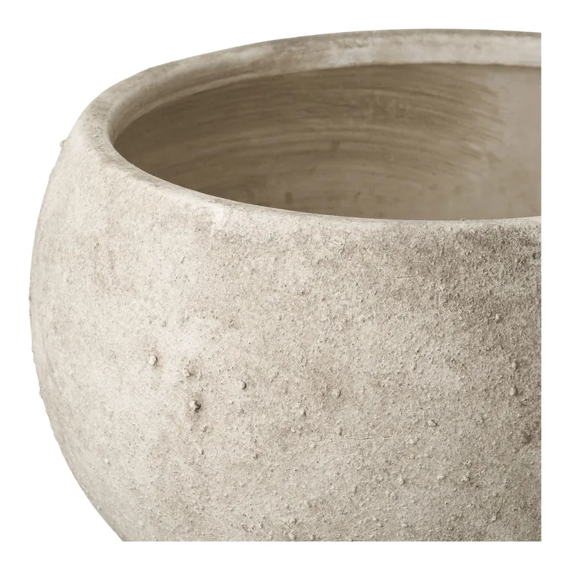 Doniczka Ceramiczna MEBLIVA, 26 cm, Boho - Szara