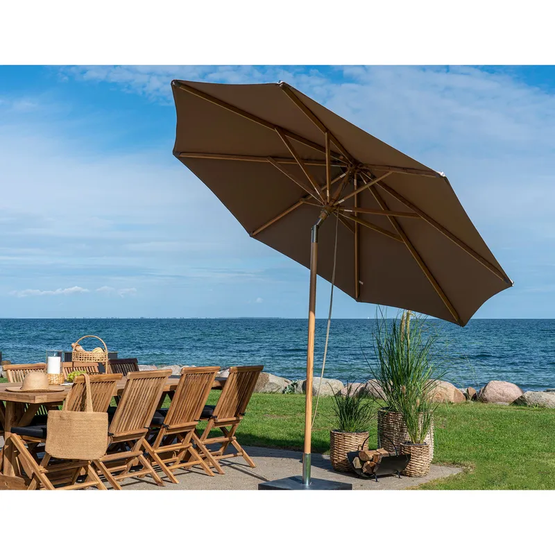 Parasol Ogrodowy GARDIVA Austin, Metal, 300 cm - Piaskowy
