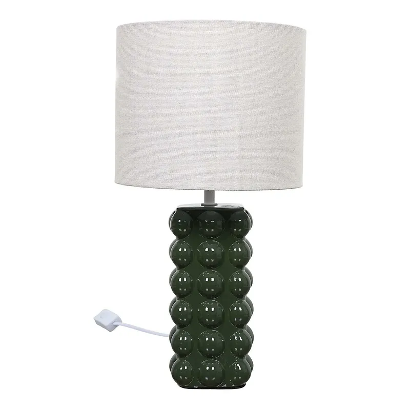 Lampka Stołowa MEBLIVA Ramil Ceramiczna, 40 cm - Zielona