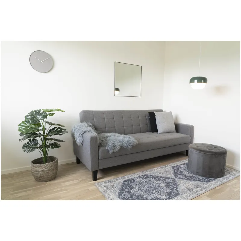 Sofa Rozkładana MEBLIVA Milton, Skandynawska, Funkcja Spania - Szara