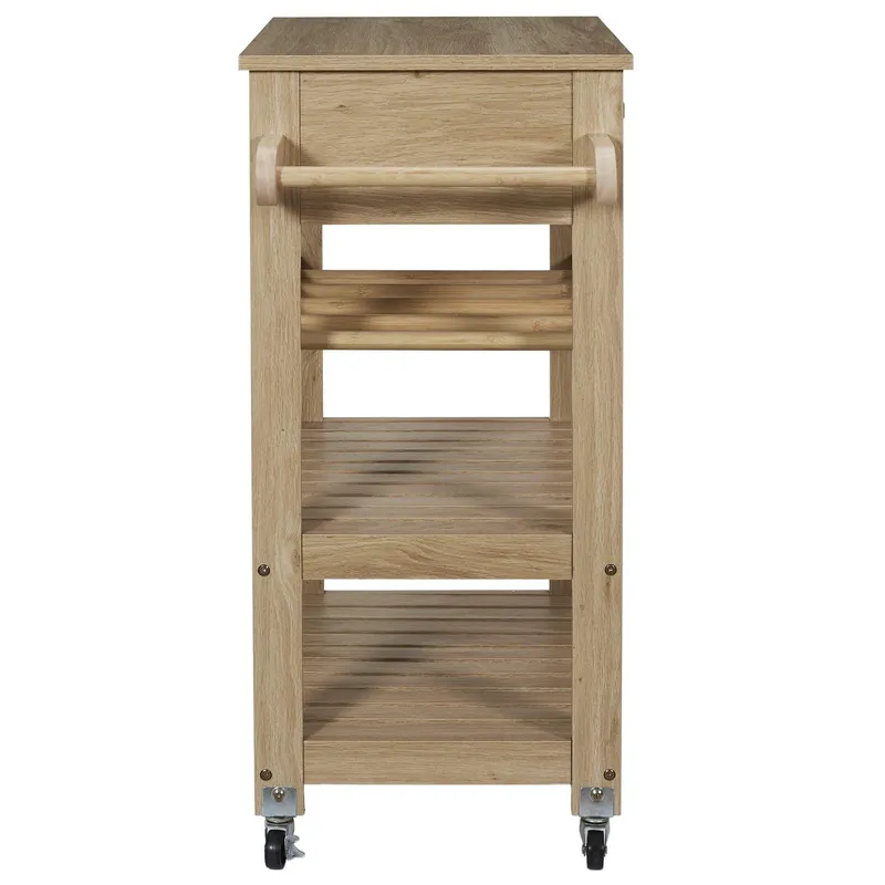 Wózek Kuchenny MEBLIVA Klaus, MDF, Boho - Naturalny