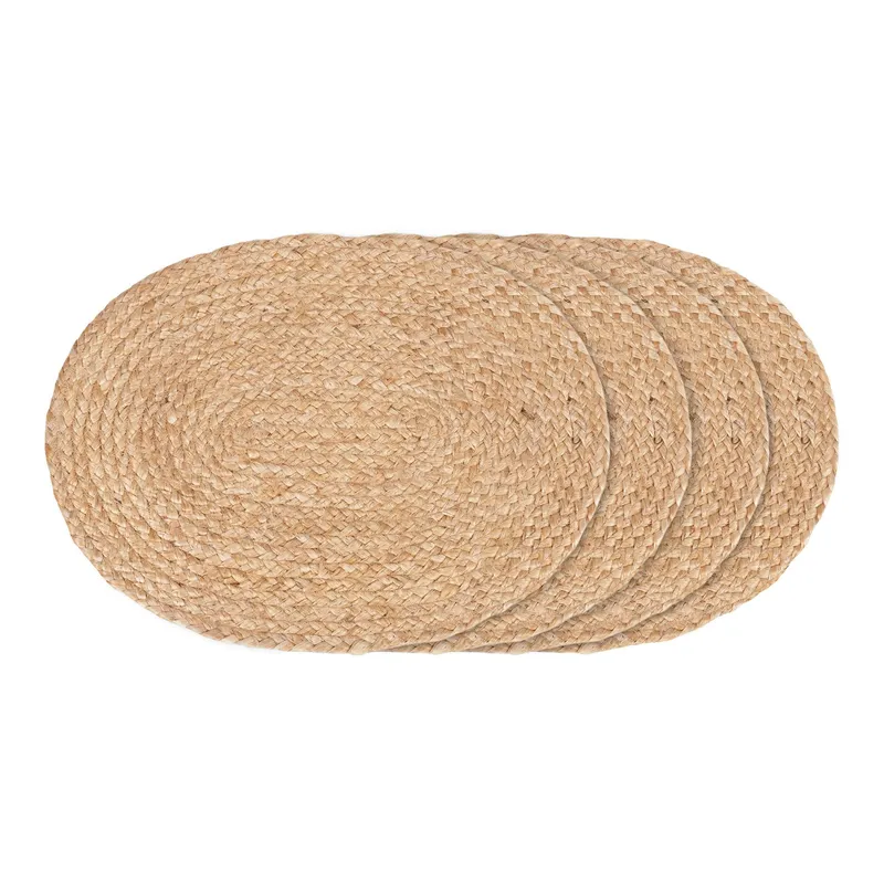 Podkładki Pod Talerze MEBLIVA Bombay Juta 35x45cm - Naturalny