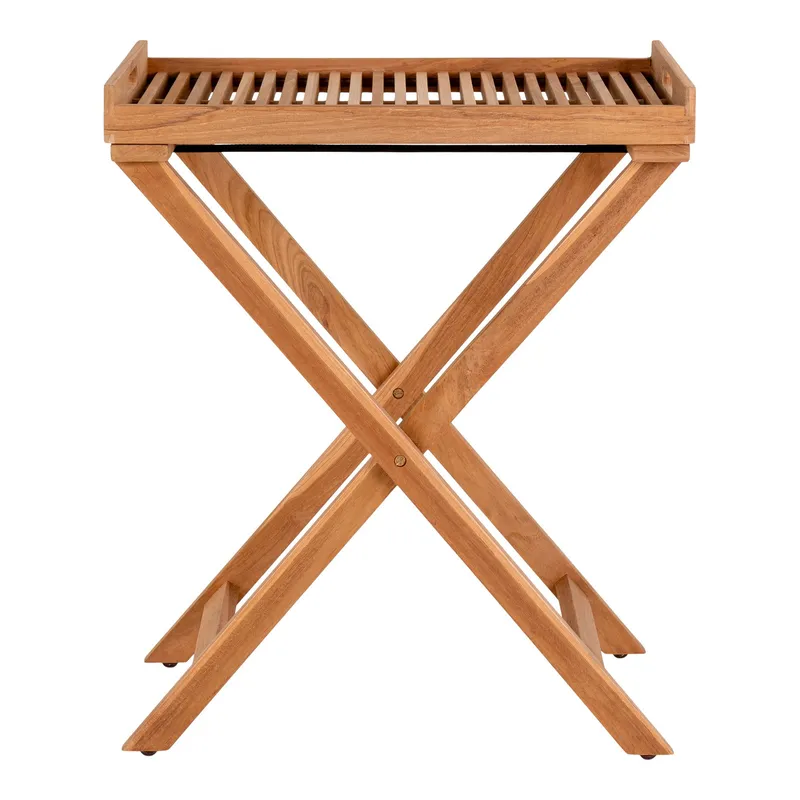 Stolik Kawowy MEBLIVA Ronda Drewniany 60x40cm - Naturalny