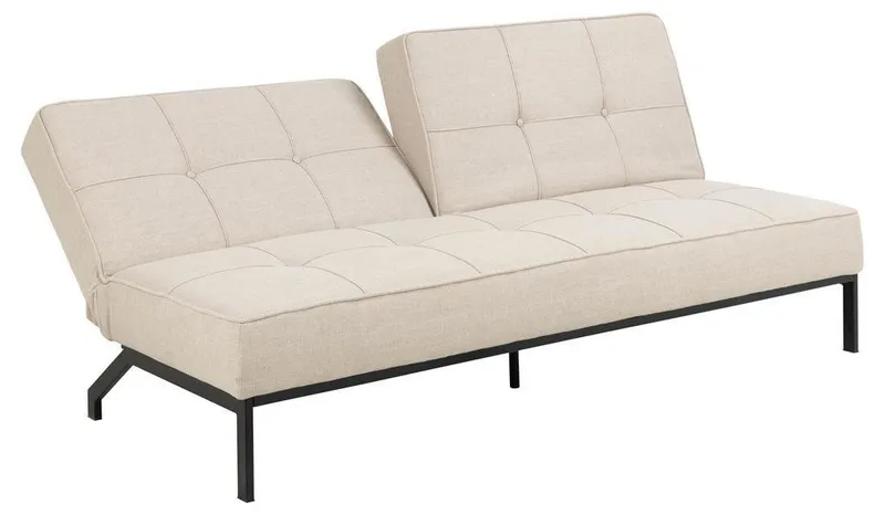 Sofa MEBLIVA Perugia Rozkładana 198 cm, Tkanina Basel - Beżowa
