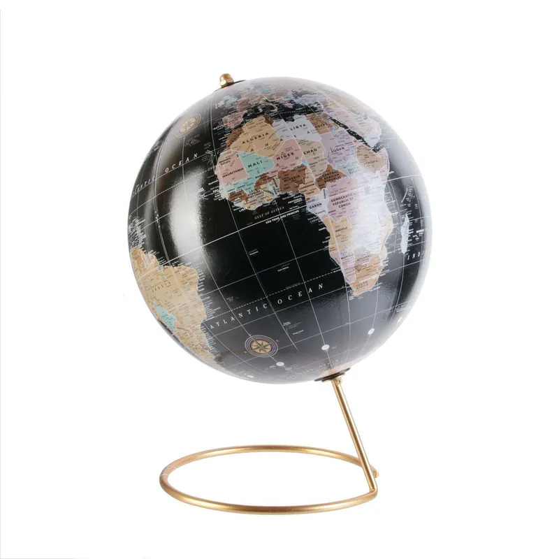 Globus Dekoracyjny MEBLIVA Metal Glamour - Czarny