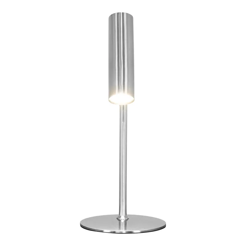 Lampa Stołowa MEBLIVA Paris Metal Nowoczesna - Srebrna