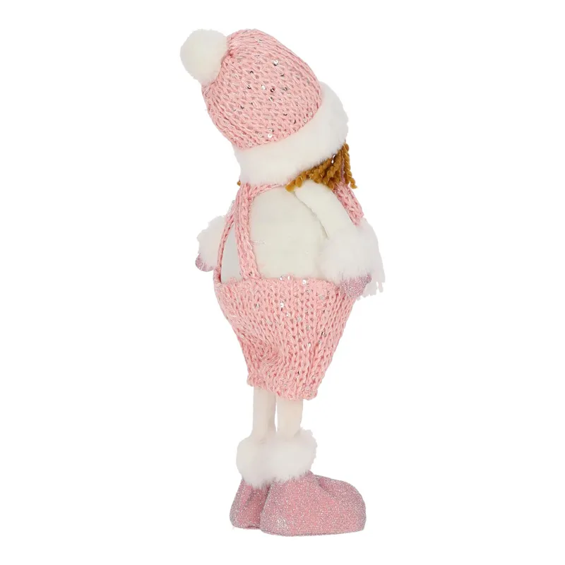 Figurka MEBLIVA Chłopczyk 38cm Tkanina - Różowy