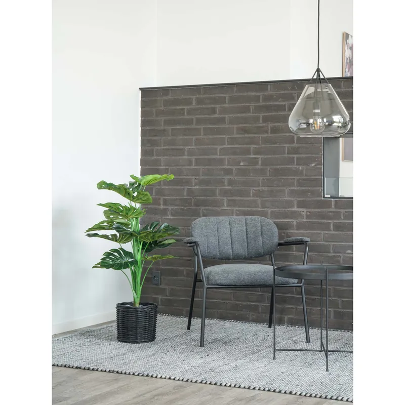 Sztuczna Roślina Monstera MEBLIVA 90cm, Polietylen - Zielony
