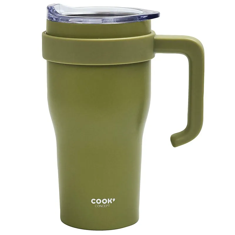 Kubek Termiczny MEBLIVA Mini Miami Classic Metal 600ml - Zielony