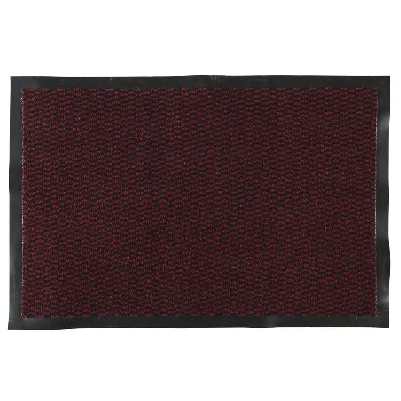 Wycieraczka MEBLIVA 40x60 cm Z Polipropylenu - Bordowa