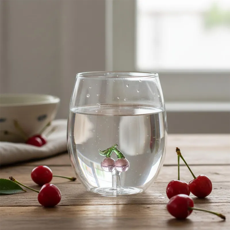 Szklanka Do Napoju MEBLIVA 400 ml Szkło Borokrzemowe - Transparentna